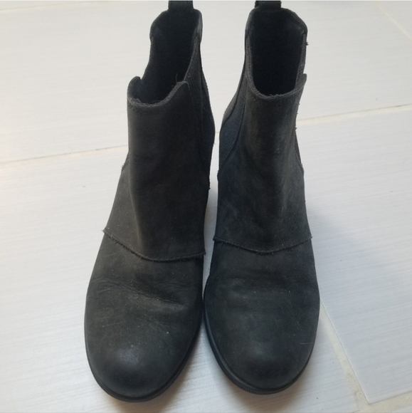 Sorel  Joan Of Arctic Wedge II Chelsea Black Boots 7 - Picture 11 of 11
